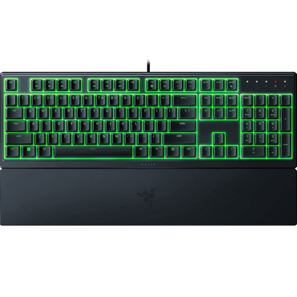 Клавиатура Razer Keyboard membrane Ornata V3 X 104key, USB-A, EN/RU, RGB, black