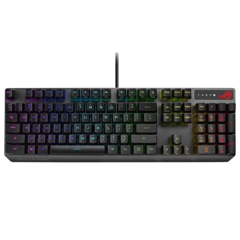 Клавиатура ASUS Keyboard ROG STRIX SCOPE RX RD RGB 104key USB EN Black