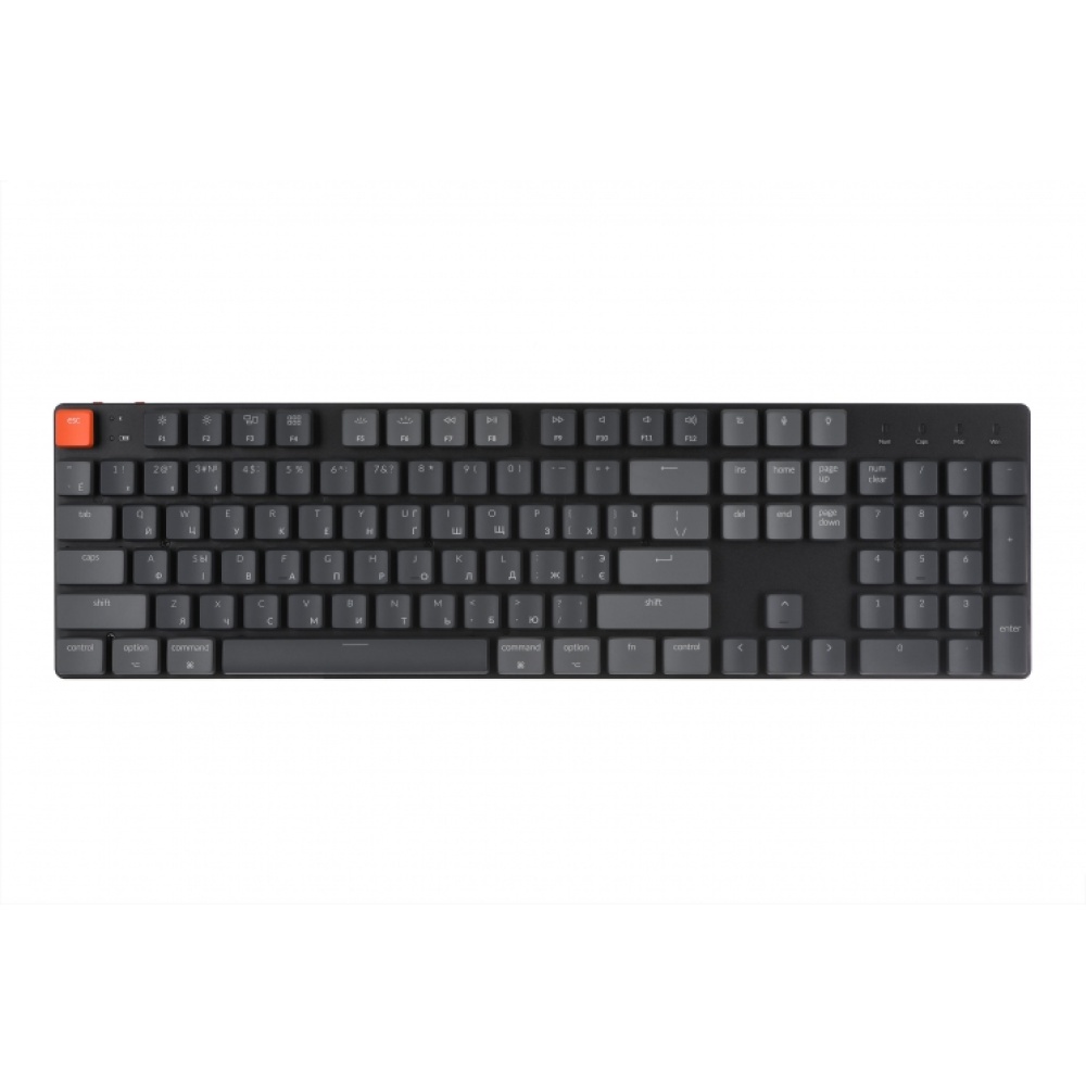 Клавиатура Keyboard Keychron K5 SE 104 Key Optical Red Low profile RGB Hot-swap Black