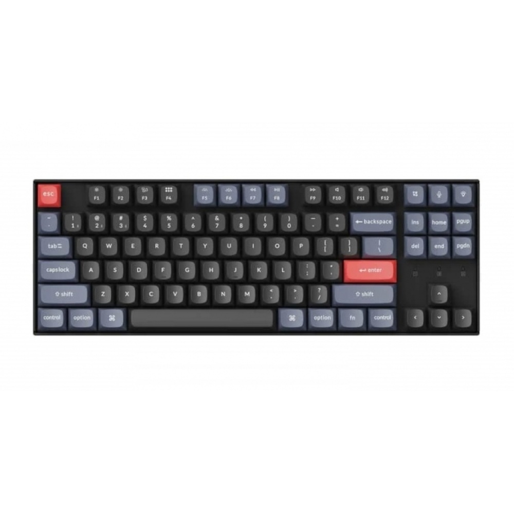 Клавиатура Keyboard Keychron K8 Pro 87 Key Gateron G pro Red White Led Hot-swap Black