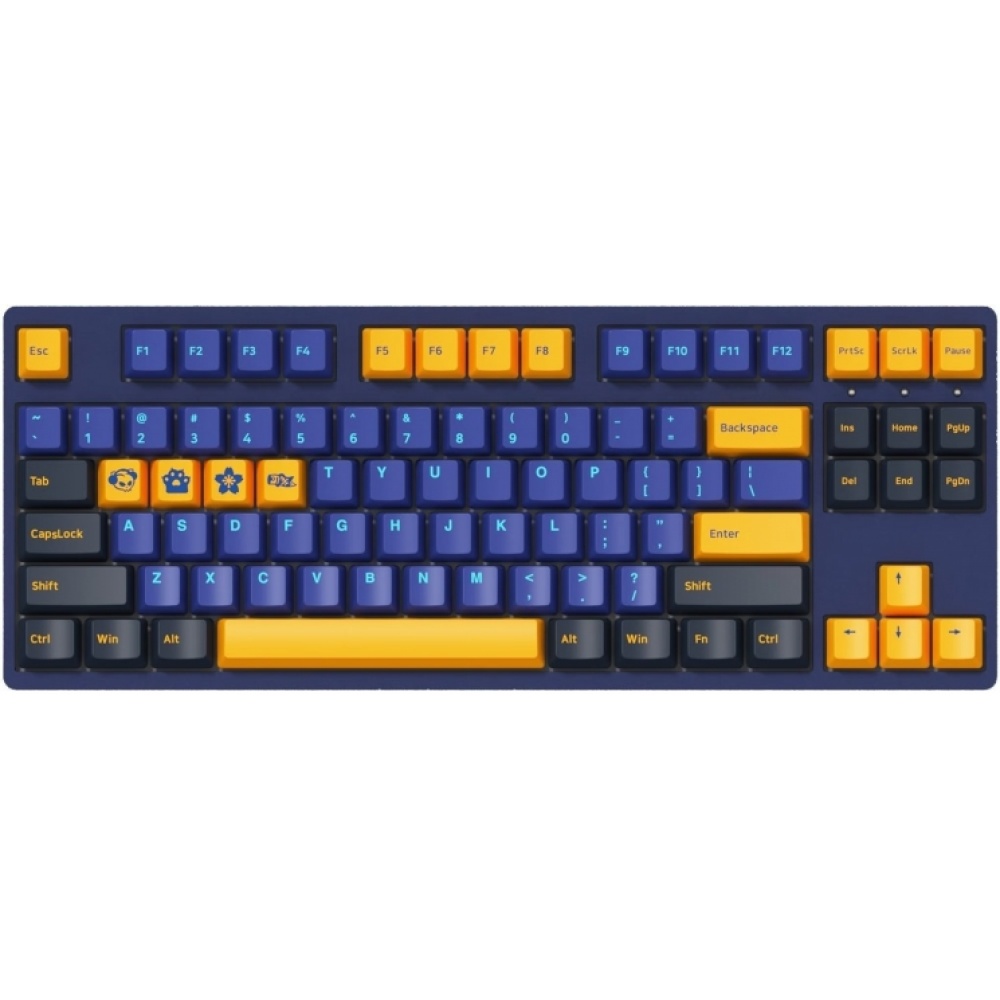 Клавиатура AKKO 3087 Horizon Cherry MX Silent Red, RU, Blue/Black