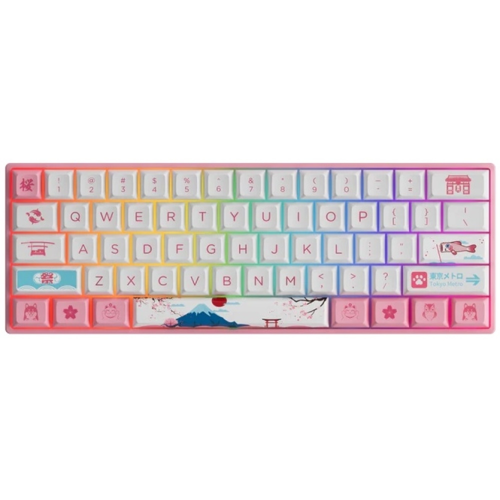 Клавиатура Akko 3061S World Tour Tokyo R2 RGB Hotswappable CS Jelly Pink RGB