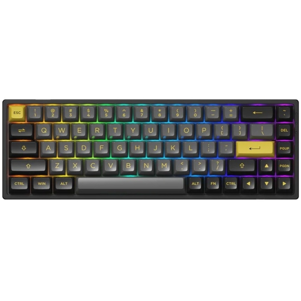 Клавиатура Akko 3068B Plus Black&Gold CS Jelly Black RGB