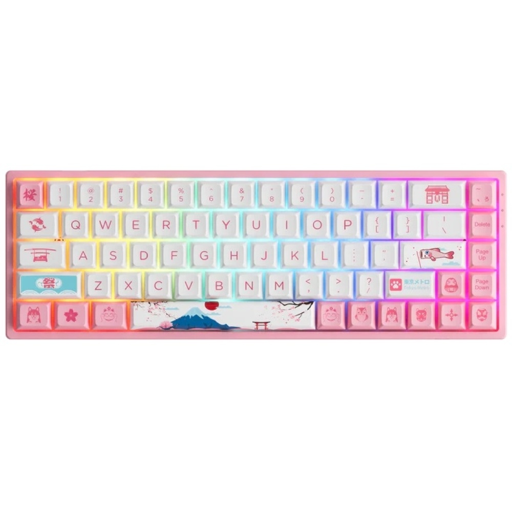 Клавиатура Akko 3068B PlusTokyo R2  CS Jelly Pink RGB