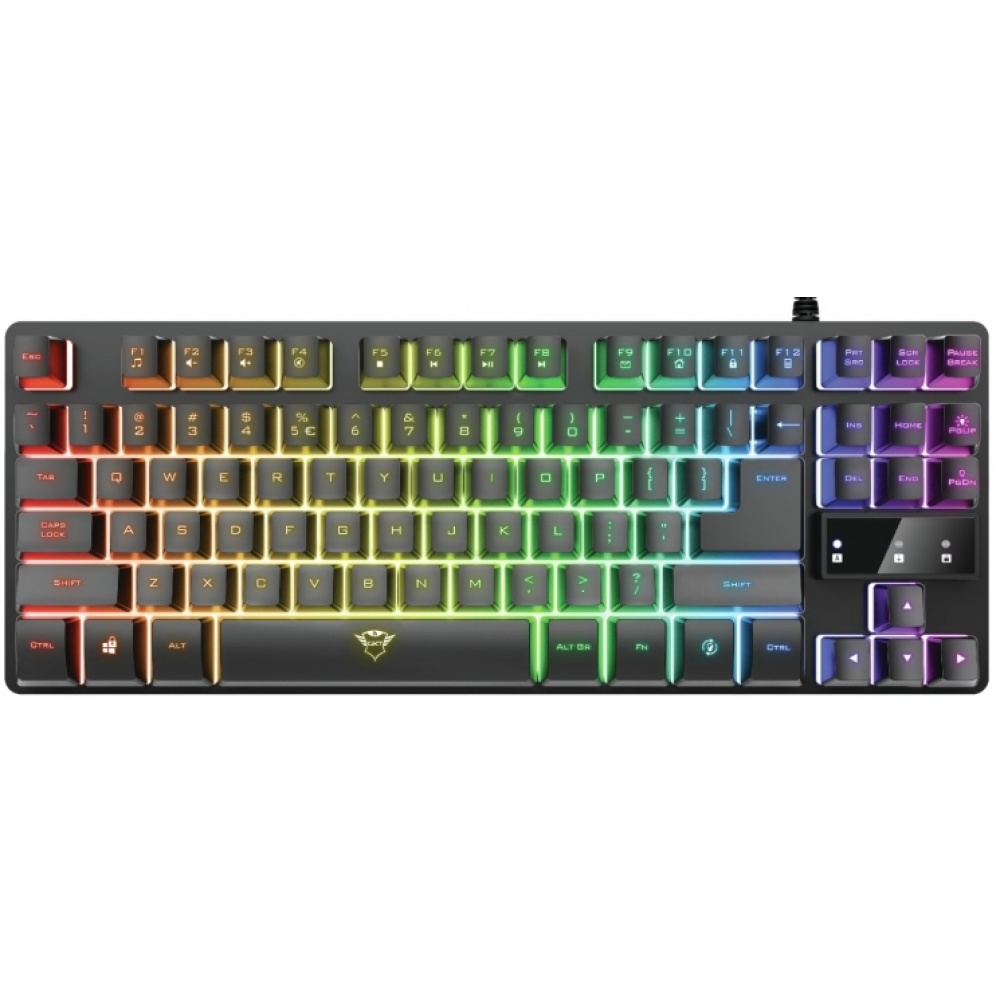 Клавиатура игровая Trust GXT 833 Thado TKL Illuminated Gaming Keyboard