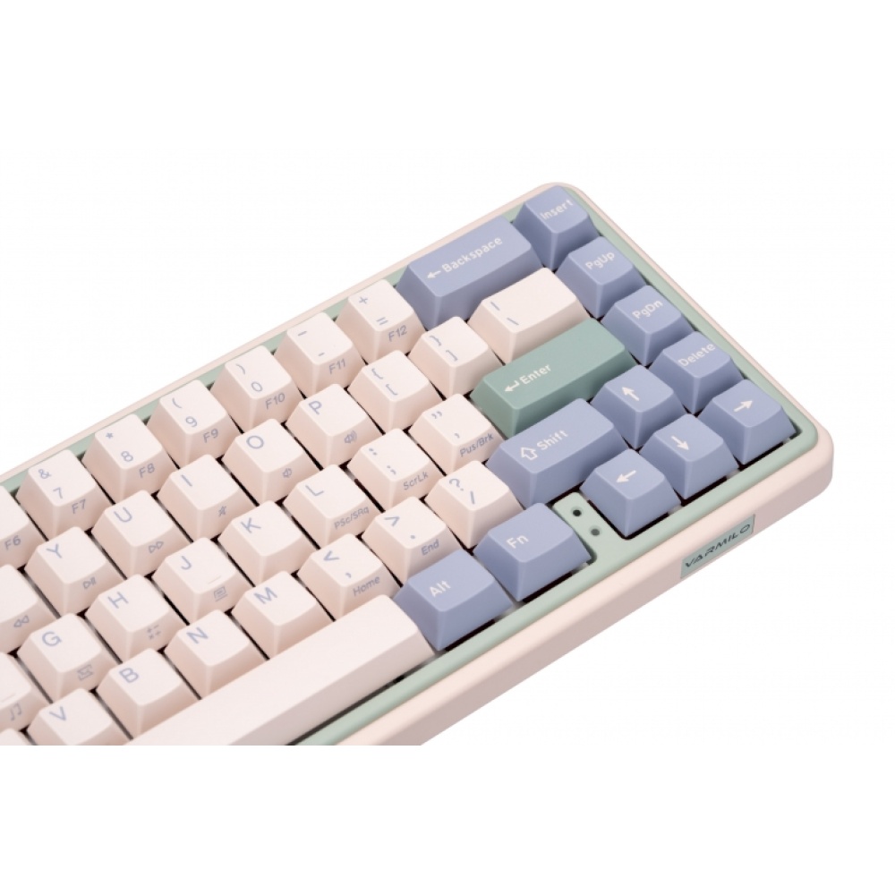 Клавиатура Varmilo Minilo VXT67 HOT-SWAP Eucalyptus Gateron G Pro 2.0 Silver EN — изображение 10