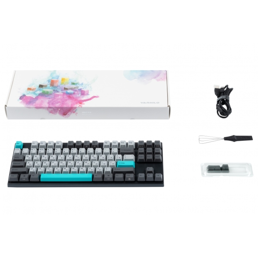 Клавиатура Varmilo MA87M V2 Moonlight, EC Sakura V2,RU — изображение 10