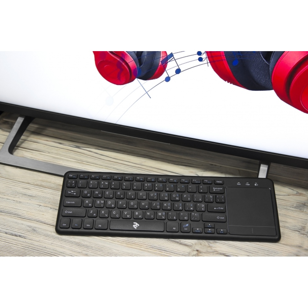 Клавиатура 2E Touch Keyboard KT100 WL/BT BLACK — изображение 10