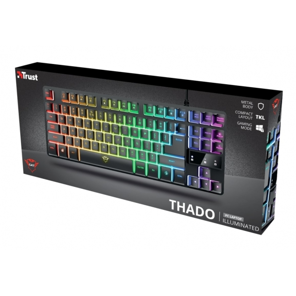 Клавиатура игровая Trust GXT 833 Thado TKL Illuminated Gaming Keyboard — изображение 11