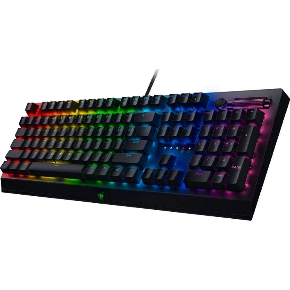 Клавиатура Razer BlackWidow V3 RGB 108key Green Switch USB/EN, чёрный — изображение 11