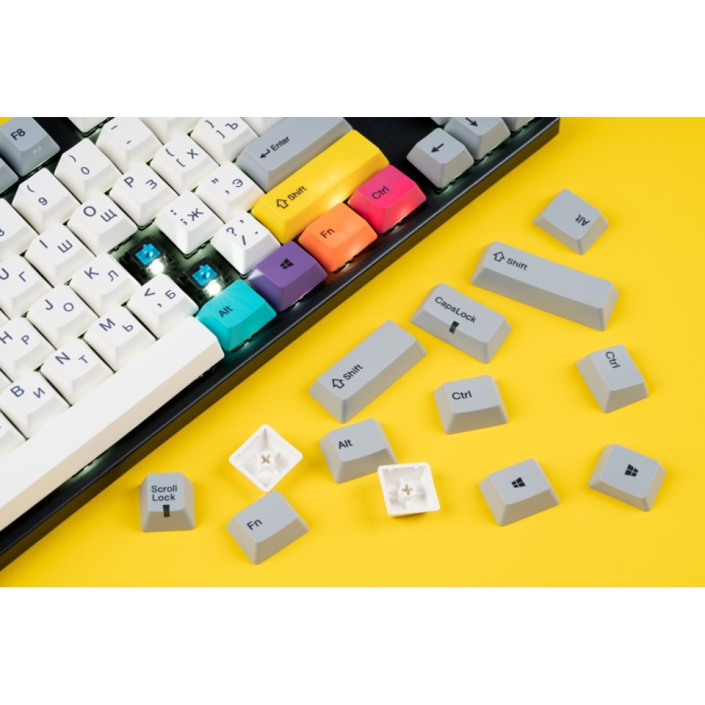 Клавиатура Varmilo MA87M V2 CMYK, EC Rose V2,RU — изображение 11