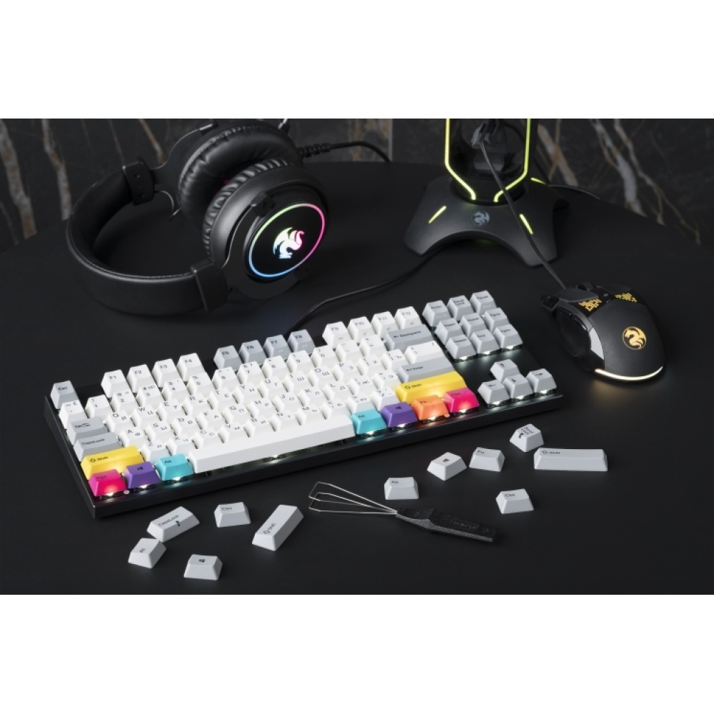 Клавиатура Varmilo MA87M V2 CMYK, EC Rose V2,RU — изображение 12