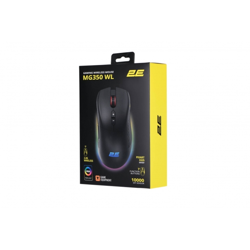 Мышь игровая 2E Gaming MG350 WL, RGB USB Black — изображение 14