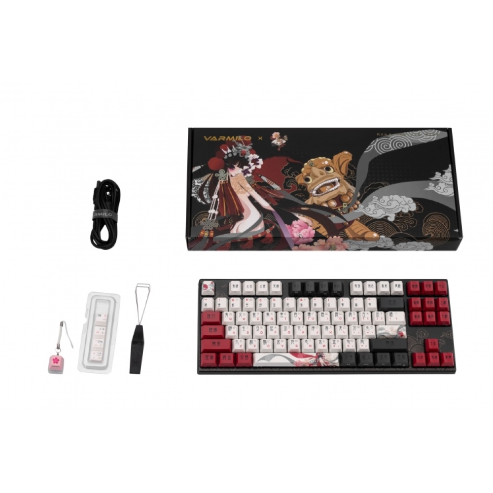 Клавиатура Varmilo MA87M V2 Peking Opera, EC Sakura V2,EU — изображение 2