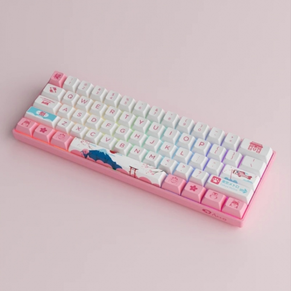 Клавиатура Akko 3061S World Tour Tokyo R2 RGB Hotswappable CS Jelly Pink RGB — изображение 2