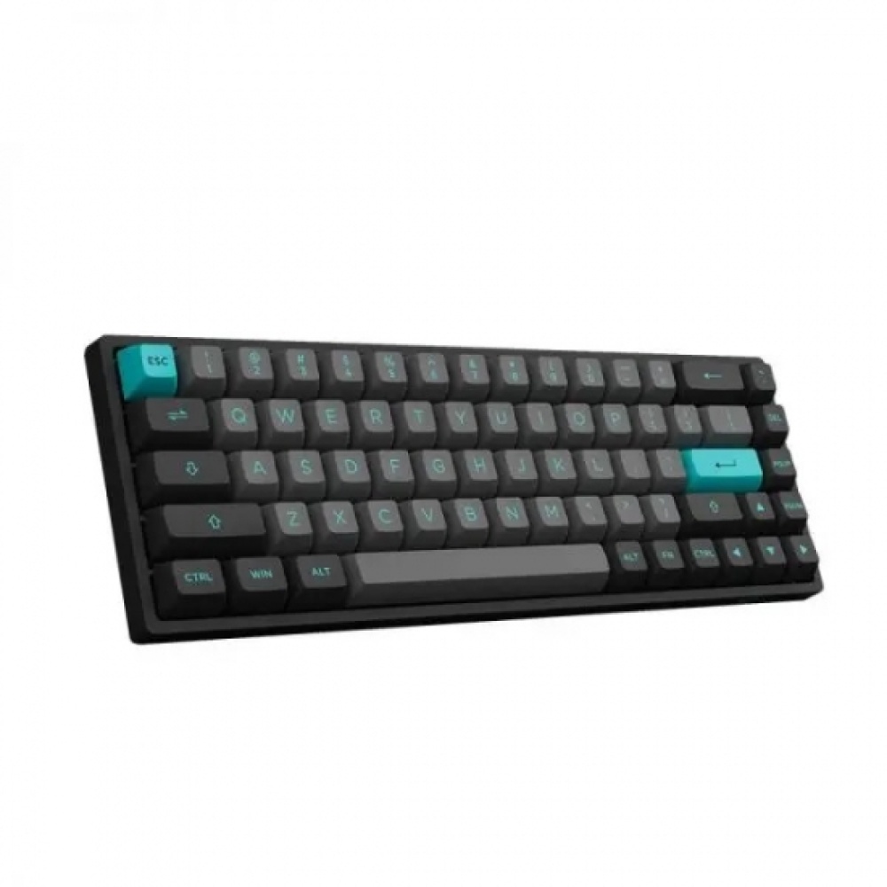 Клавиатура Akko 3068B Plus Black&Cyan CS Jelly Black RGB — изображение 2