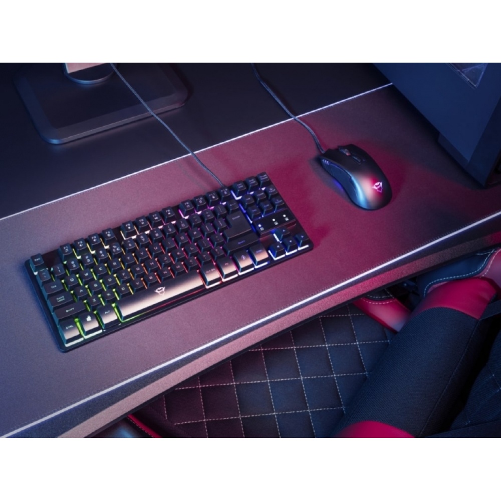 Клавиатура игровая Trust GXT 833 Thado TKL Illuminated Gaming Keyboard — изображение 2