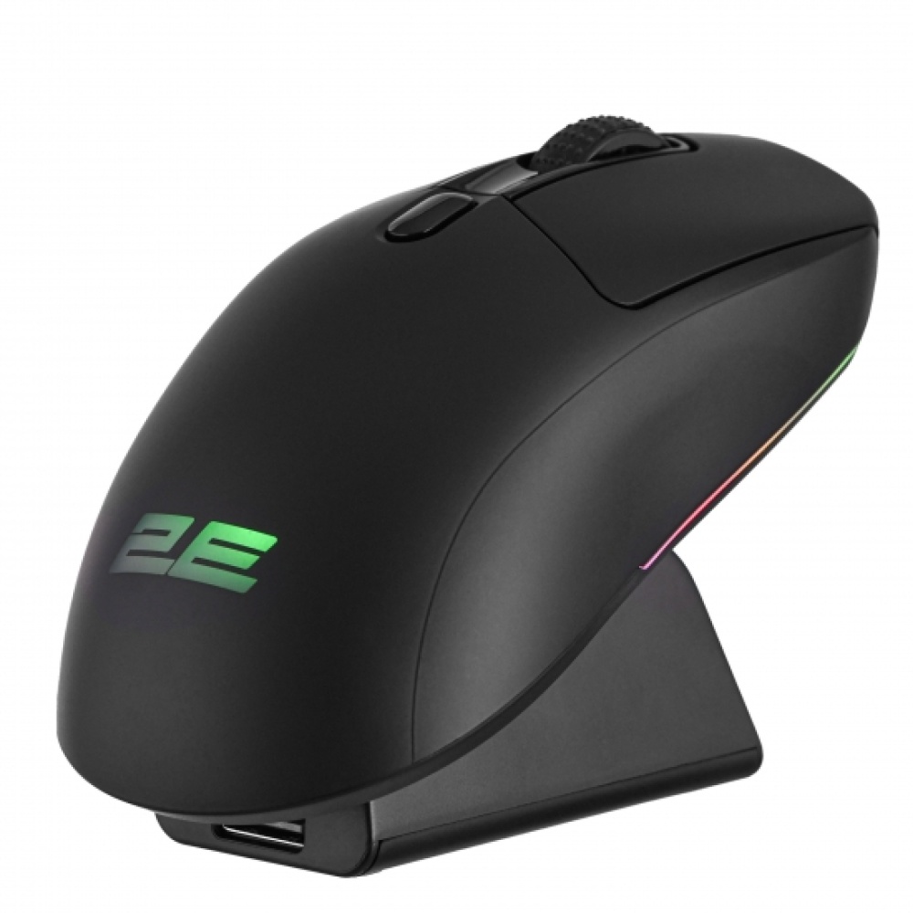 Мышь игровая 2E Gaming MG360 WL, RGB WL/BT/USB-A Black — изображение 2