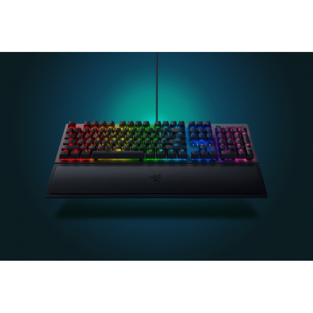 Клавиатура Razer BlackWidow V3 RGB 108key Green Switch USB/EN, чёрный — изображение 3