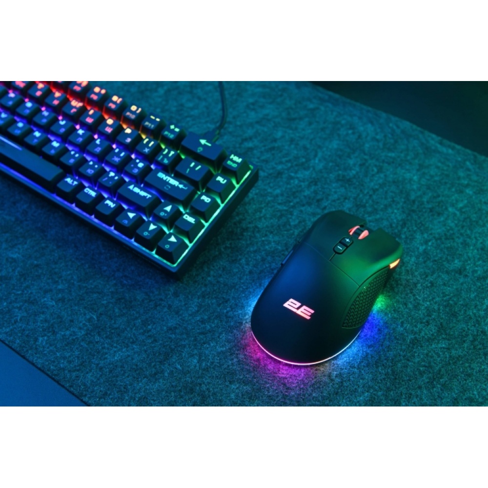 Мышь игровая 2E Gaming MG350 WL, RGB USB Black — изображение 3