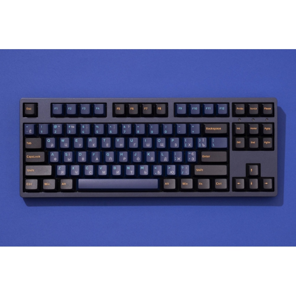 Клавиатура AKKO 3087 Horizon Cherry MX Silent Red, RU, Blue/Black — изображение 4