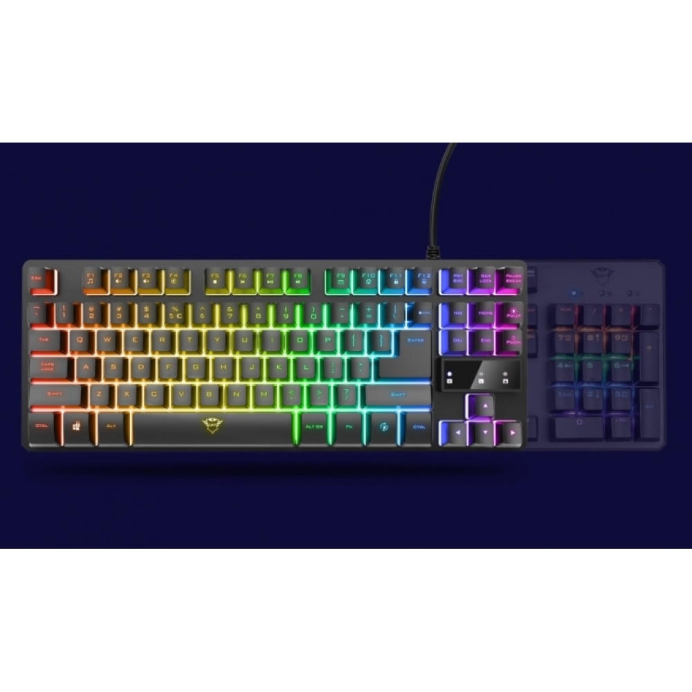 Клавиатура игровая Trust GXT 833 Thado TKL Illuminated Gaming Keyboard — изображение 4