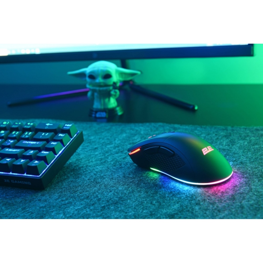 Мышь игровая 2E Gaming MG350 WL, RGB USB Black — изображение 4