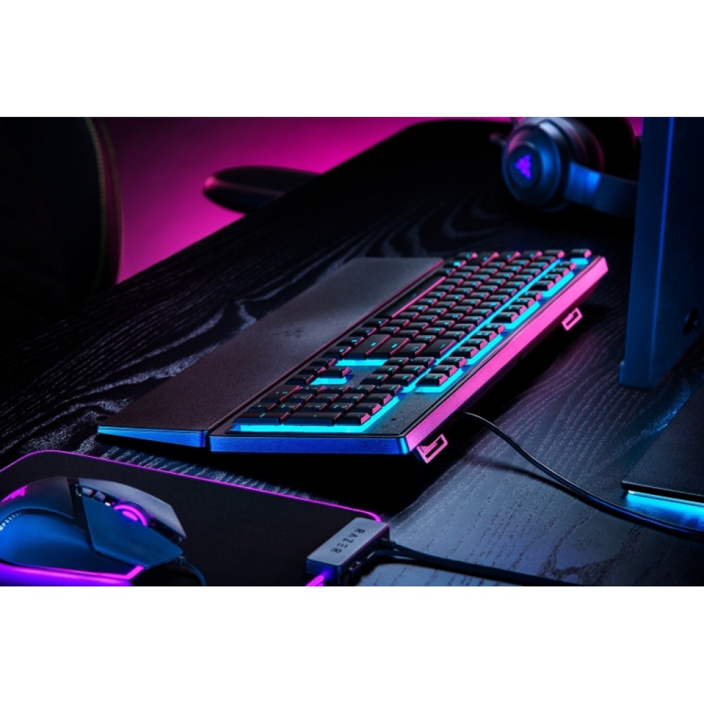 Клавиатура Razer Keyboard membrane Ornata V3 X 104key, USB-A, EN/RU, RGB, black — изображение 5