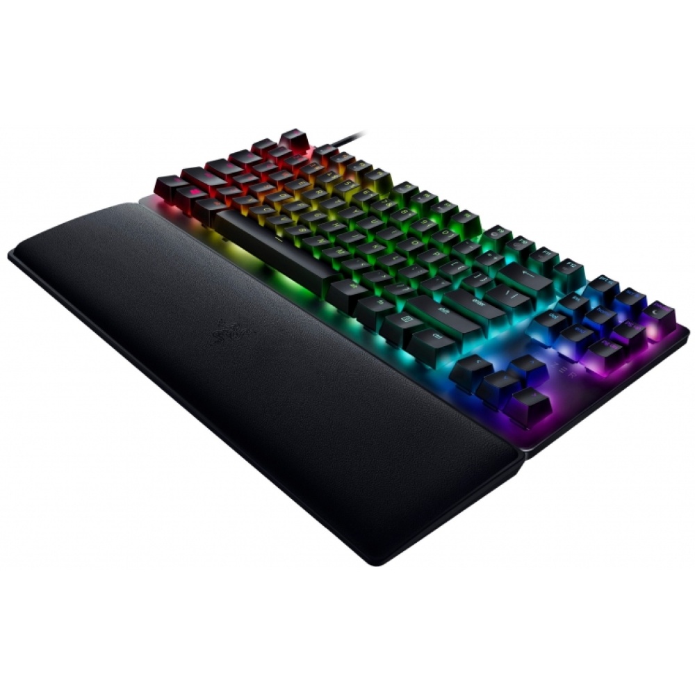 Клавиатура проводная Razer Keyboard mechanical Huntsman V2 TKL 87key, Red Switch, USB-A, EN/RU, RGB, black — изображение 5