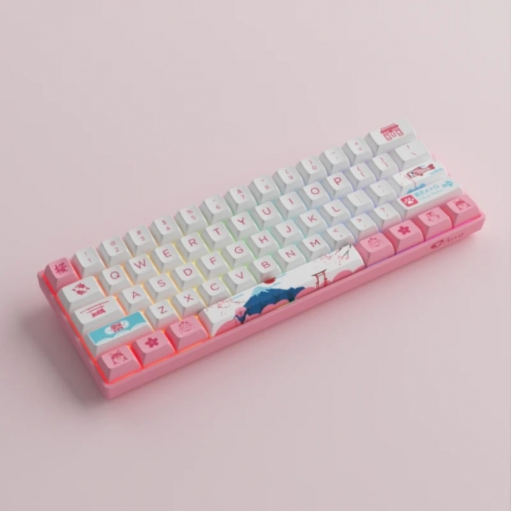 Клавиатура Akko 3061S World Tour Tokyo R2 RGB Hotswappable CS Jelly Pink RGB — изображение 5