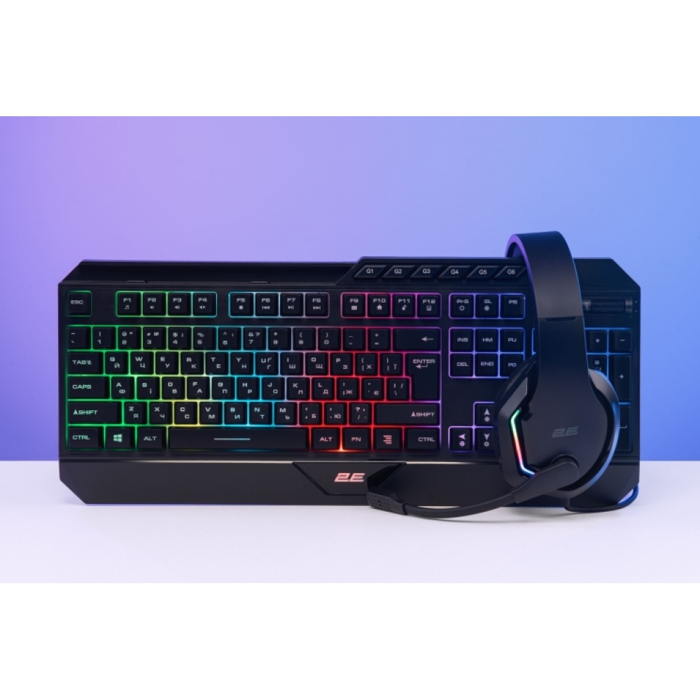 Гарнитура игровая 2E GAMING HG315 RGB USB 7.1 Black — изображение 5