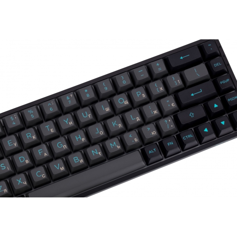 Клавиатура Akko 3068B Plus Black&Cyan CS Jelly Purple RGB — изображение 6