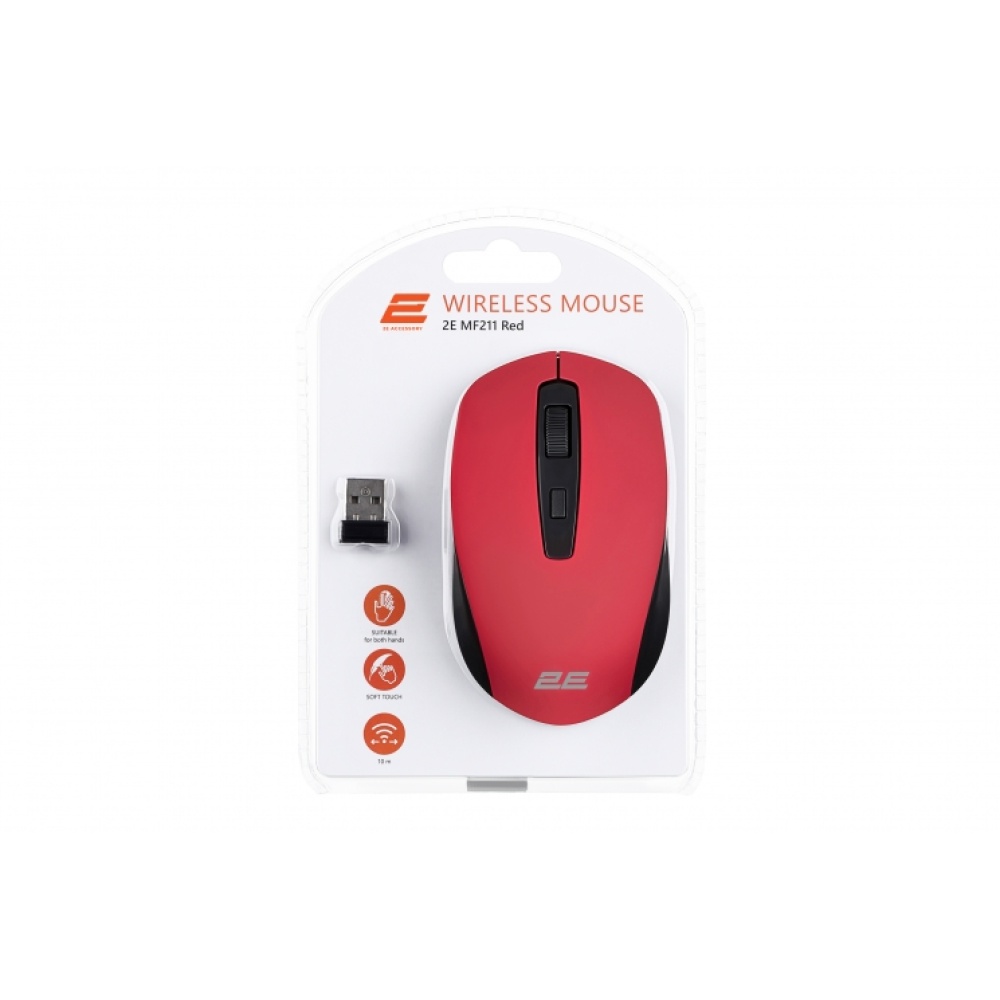 Мышь 2E MF211 WL Red — изображение 2
