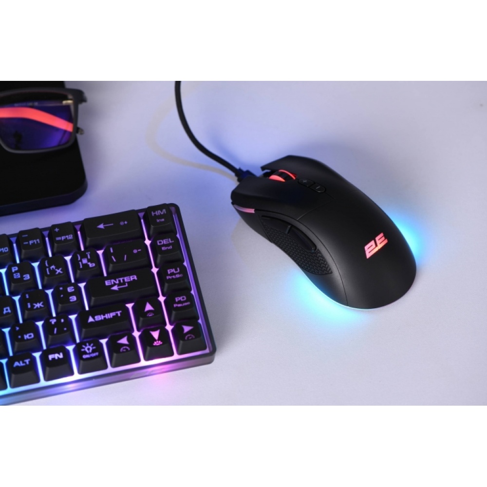 Мышь игровая 2E Gaming MG350 WL, RGB USB Black — изображение 6