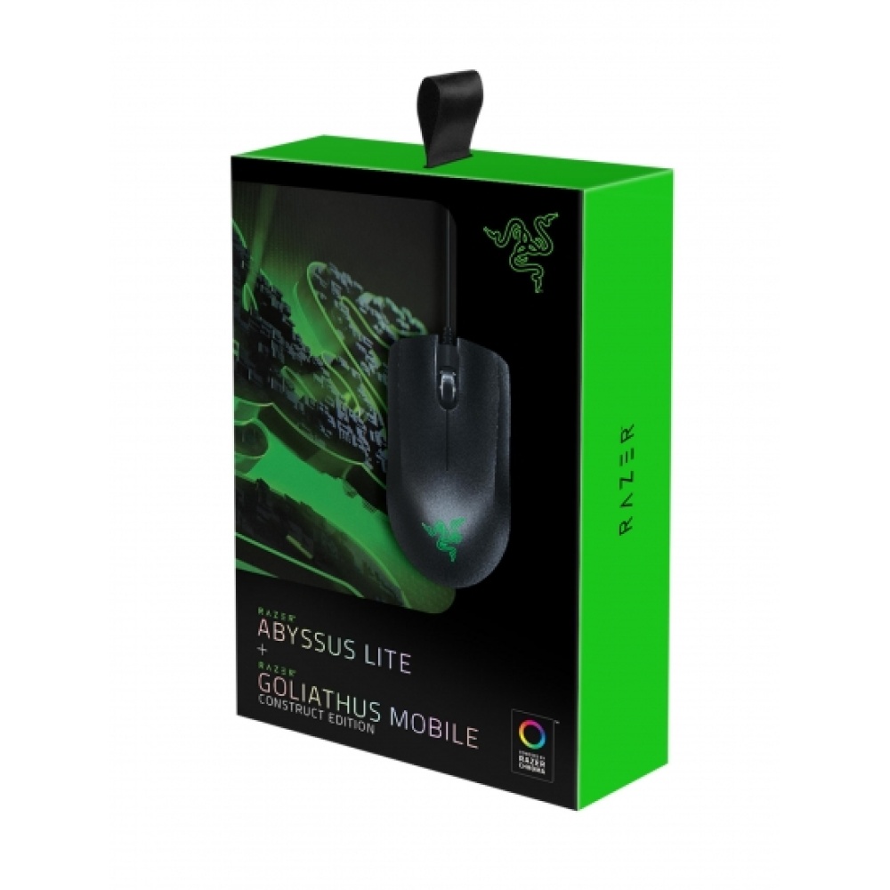 Игровая мышь Razer Abyssus Lite в комплекте с ковриком Goliathus Mobile Construct Edition /Mouse + Pad RAZER Abyssus and Goliathus Terra Speed (RZ83-02730100-B3M1) — изображение 6