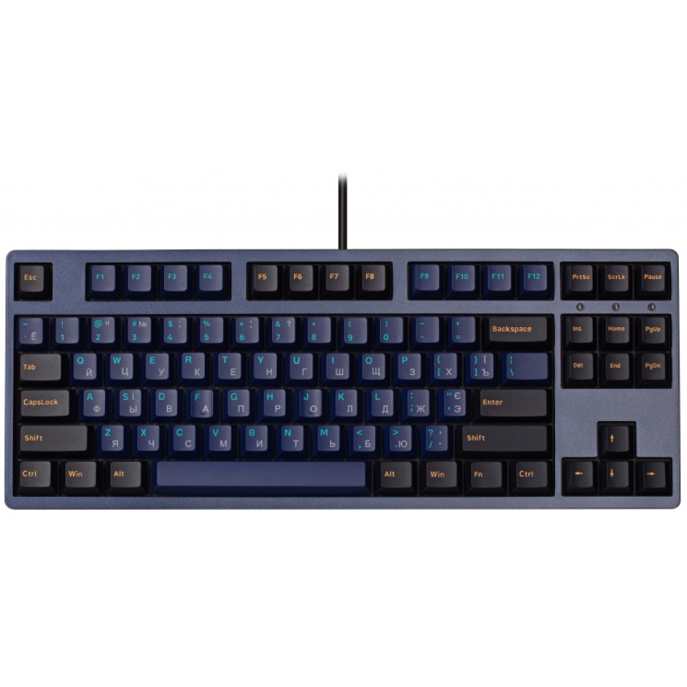 Клавиатура AKKO 3087 Horizon Cherry MX Silent Red, RU, Blue/Black — изображение 7