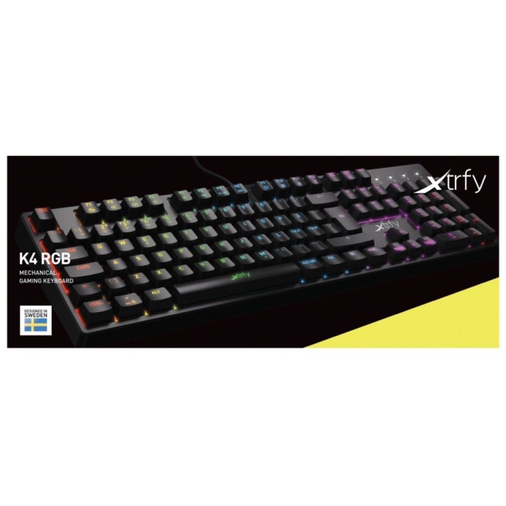 Клавиатура игровая Xtrfy K4 RGB Kailh Red RU — изображение 7