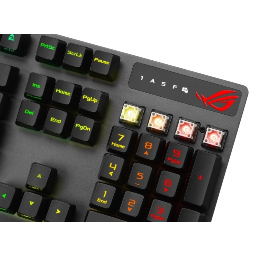 Клавиатура ASUS Keyboard ROG STRIX SCOPE RX RD RGB 104key USB EN Black — изображение 7