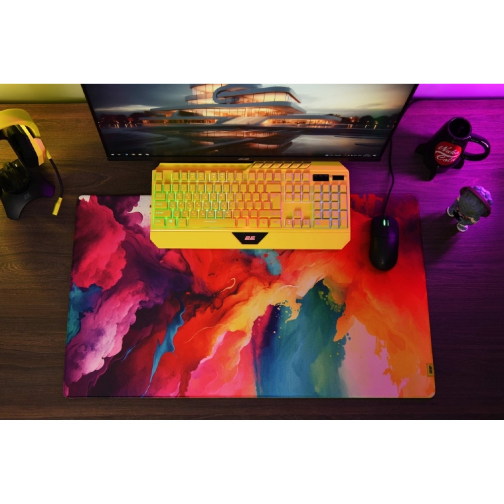 Коврик для мыши 2E GAMING Mouse Pad PRO Speed XL D01 Multicolor (800*450*3mm) — изображение 8