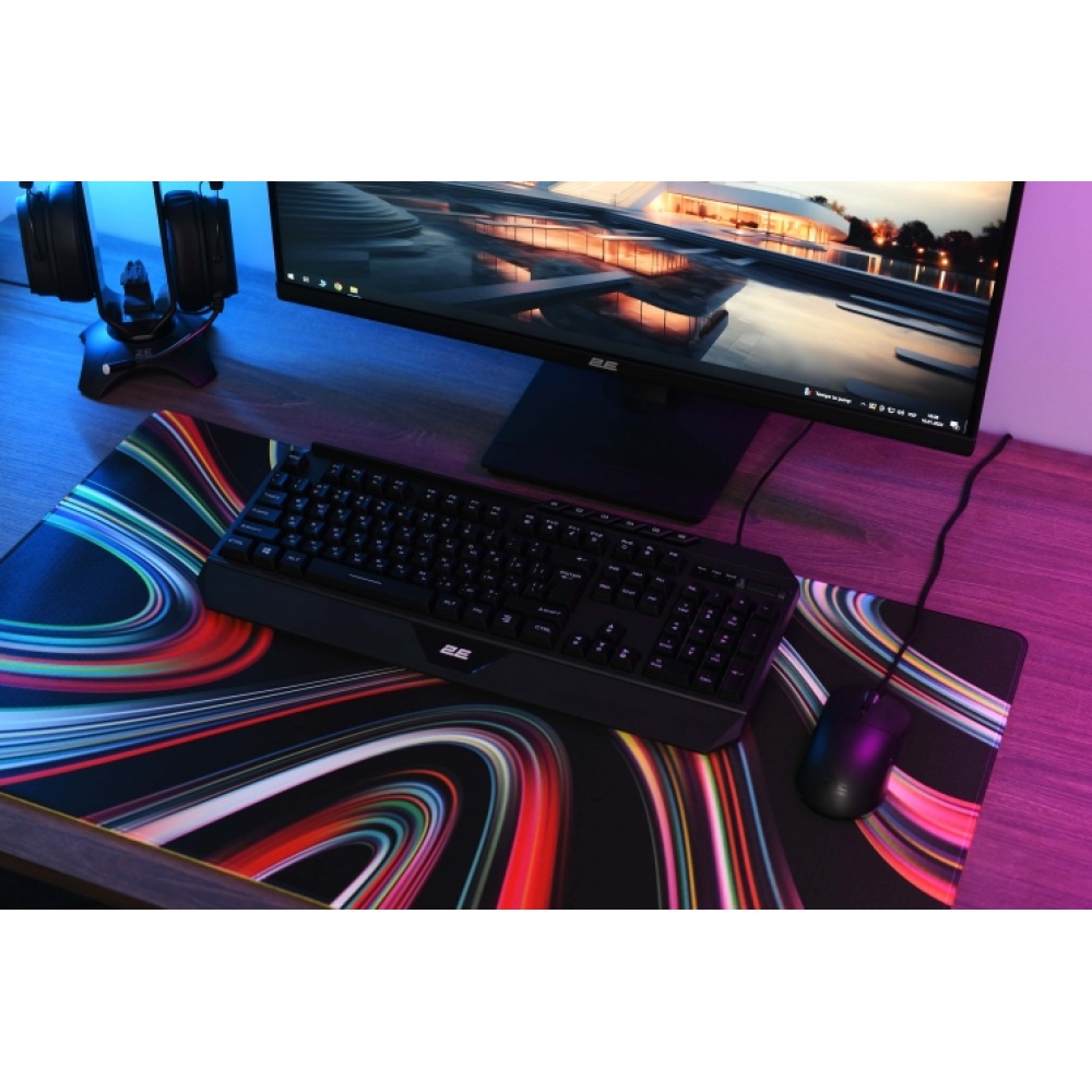 Коврик для мыши 2E GAMING Mouse Pad PRO Speed XL D05 Multicolor (800*450*3mm) — изображение 8