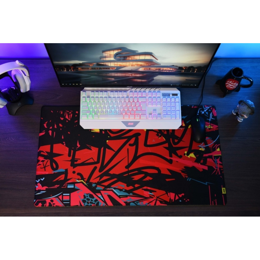 Коврик для мыши 2E GAMING Mouse Pad PRO Speed XL D06 Multicolor (800*450*3mm) — изображение 9