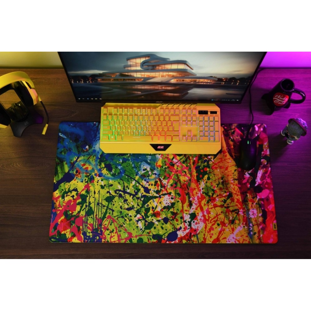 Коврик для мыши 2E GAMING Mouse Pad PRO Speed XL D07 Multicolor (800*450*3mm) — изображение 9