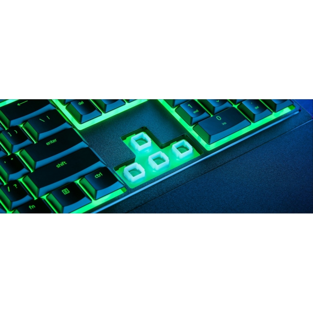 Клавиатура Razer Keyboard membrane Ornata V3 X 104key, USB-A, EN/RU, RGB, black — изображение 9