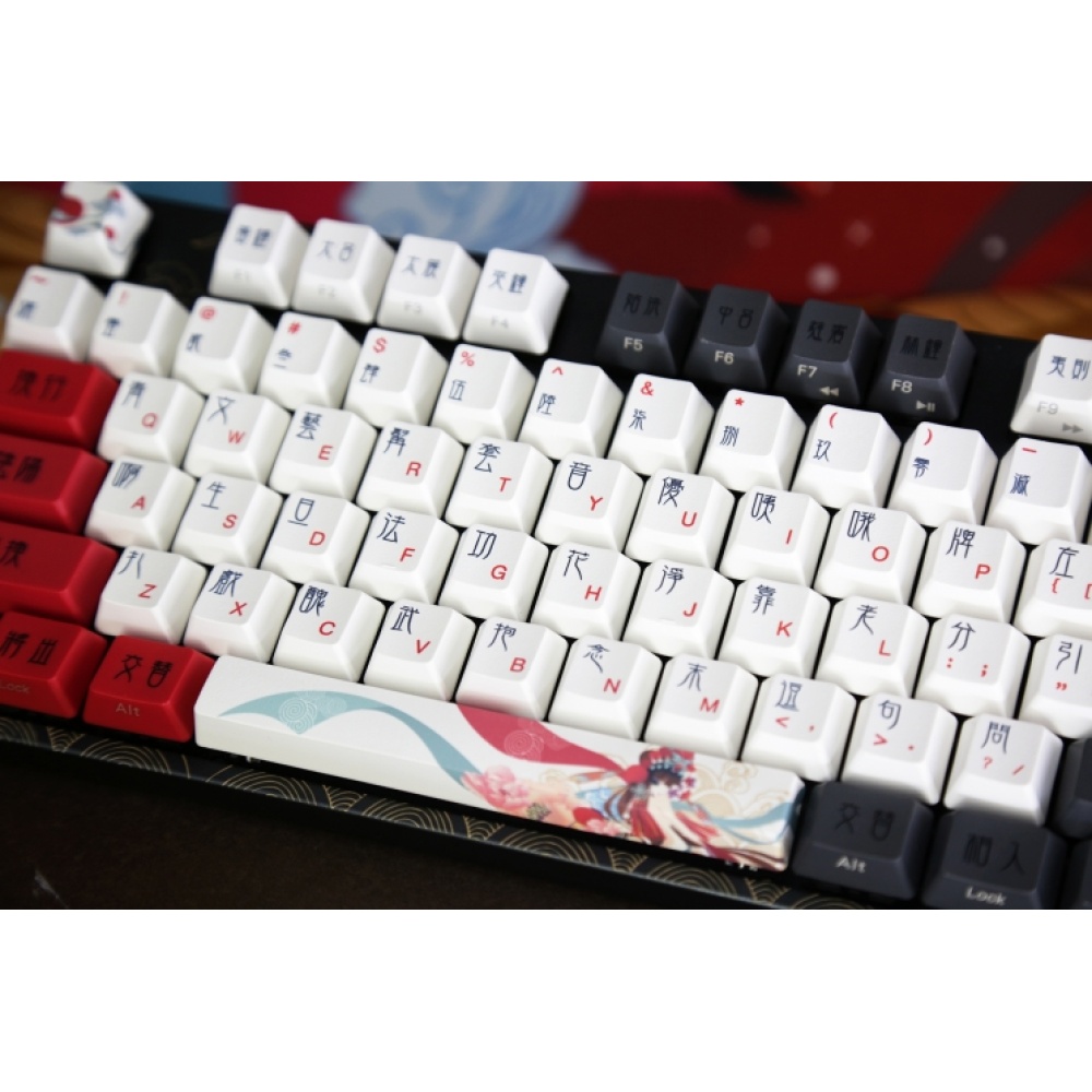 Клавиатура Varmilo MA87M V2 Peking Opera, EC Rose V2,EU — изображение 9