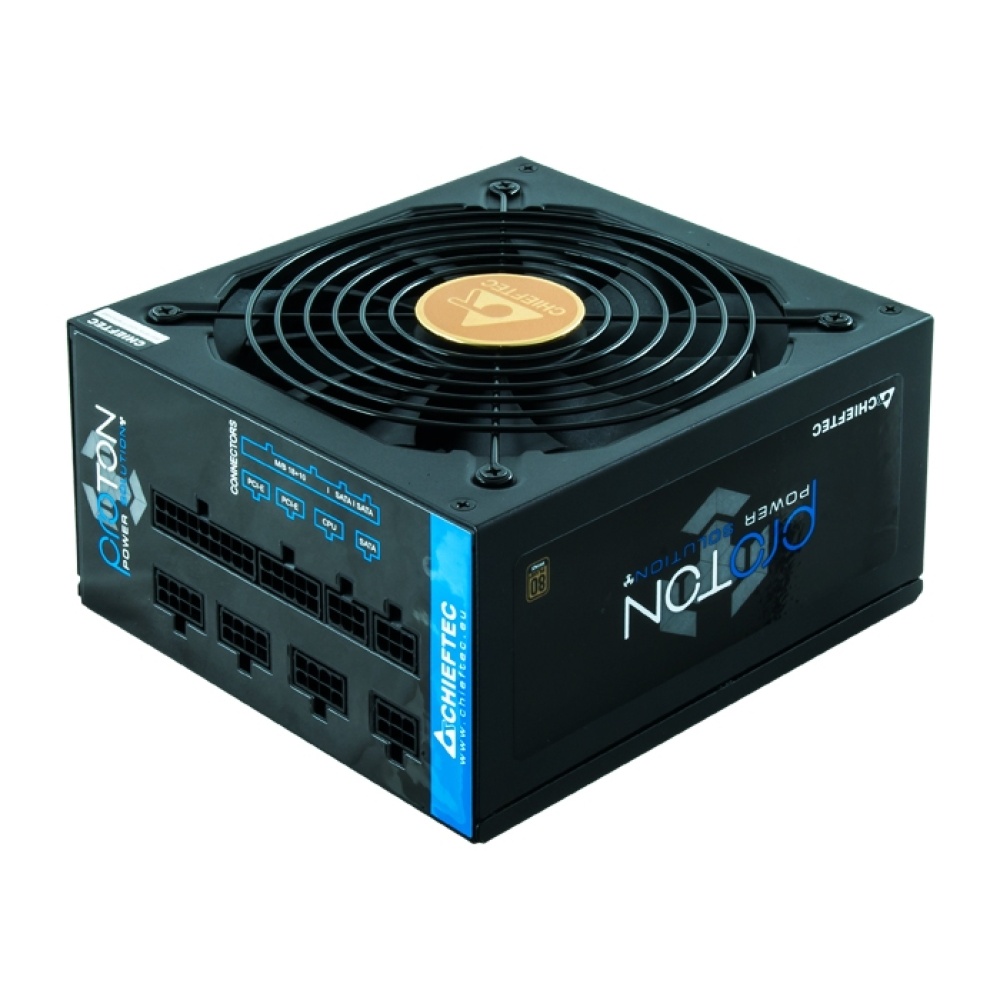 Блок питания CHIEFTEC RETAIL Proton BDF-850C,850W, 80+bronze,14cm fan,eff.>85%,80+ Bronze,24+2x8pin(4+4),3xMolex,9xSATA,6xPCIe 8pin(6+2),FM