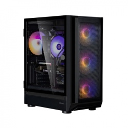 Корпус Zalman I6 без БП 1xUSB3.0, 1xUSB2.0 1xUSB Type-C 4x140мм RGB VGA 355мм LCS ready TG Side Panel ATX чёрный,I6BLACK