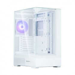 Корпус Zalman P40 Prism без БП, 2xUSB3.0, 1xUSBType-C, 1x120мм ARGB, VGA ___мм, LCS ready, TG 3x Panels, ATX, белый,P40PrismWhite