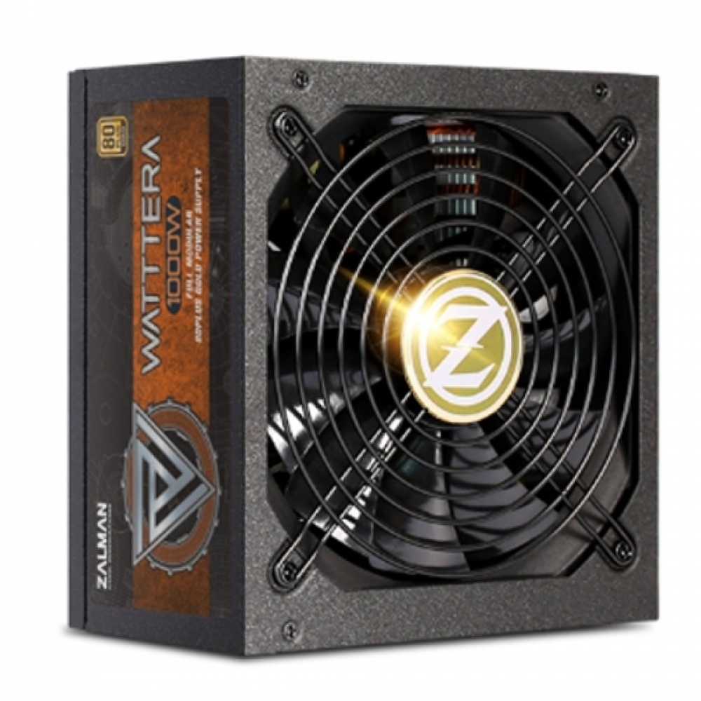 Блок питания Zalman ZM1000-EBTII WATTTERA (1000W) 80Plus Gold 100-240V, EU