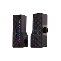 Акустическая система 2E PCS232 RGB, Soundbar, 2.0, USB, Black