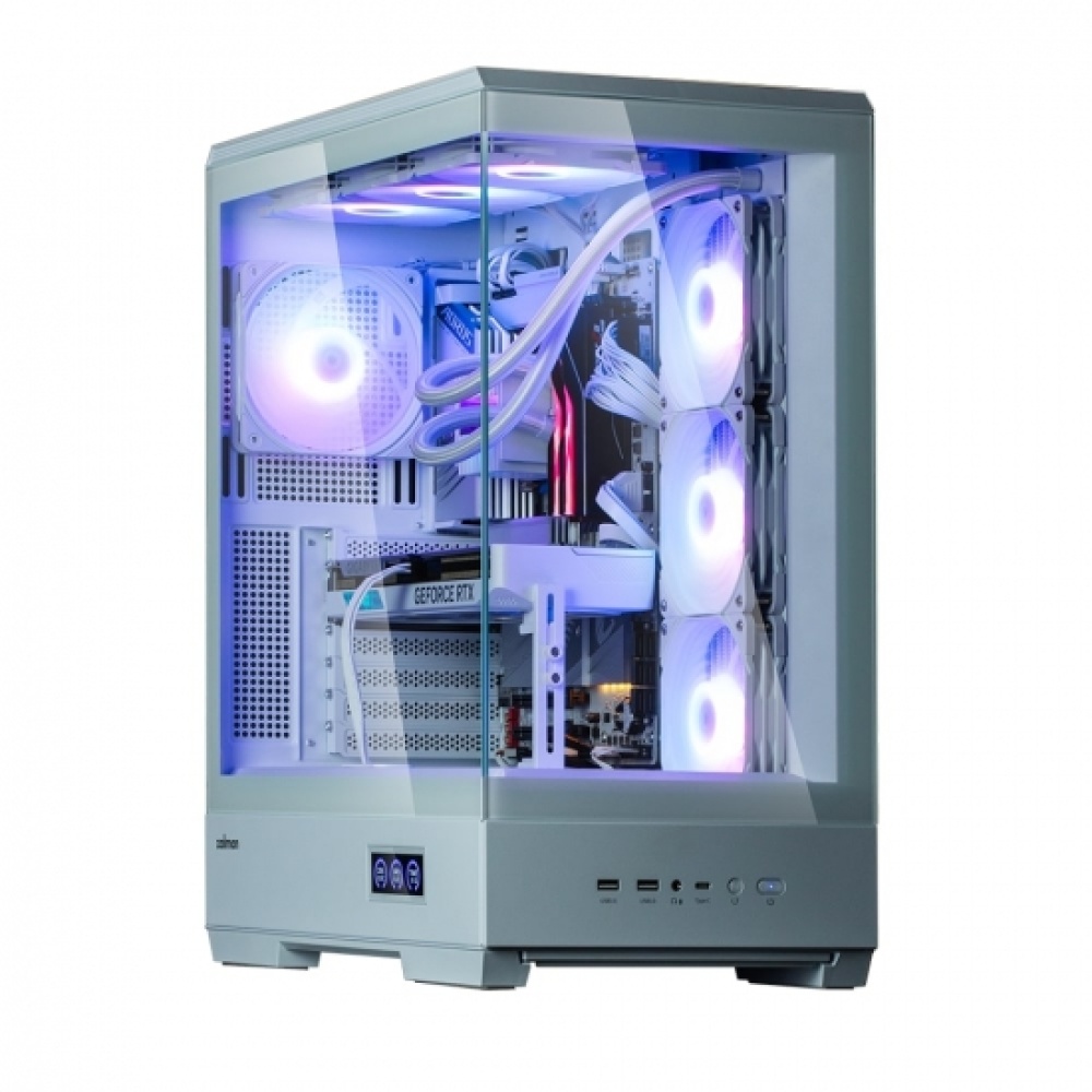 Корпус Zalman P50 DS без БП, 2xUSB3.0, 1xUSBType-C, 4x120мм ARGB, VGA 435мм, LCS ready, TG Side Panel, ATX, белый,P50DSWHITE — изображение 7